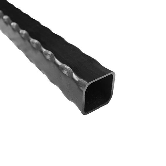 Vierkantrohr dekoriert Stahl roh 40 x 40 x 2-5 mm L = 3000 mm-89-11P20140X40X253M-A.4