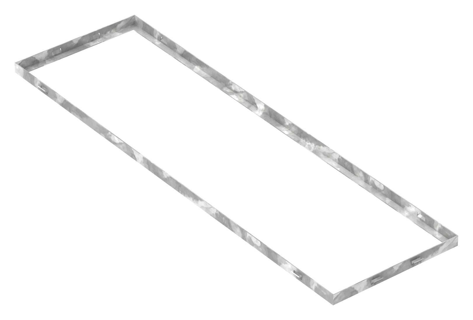 Zarge - Masse- 300x1000x23 mm - fuer Rosthoehe 20 mm - aus S235JR -St37-2- bandverzinkt-23-3010020.7