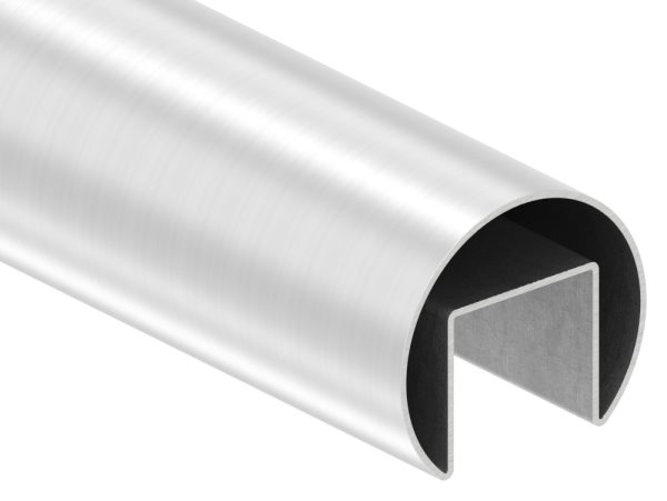 Nutrohr Edelstahl V4A Ø 60-3 x 1-5 mm L = 6000 mm Nut 34x34 mm-88-1160334.V4A