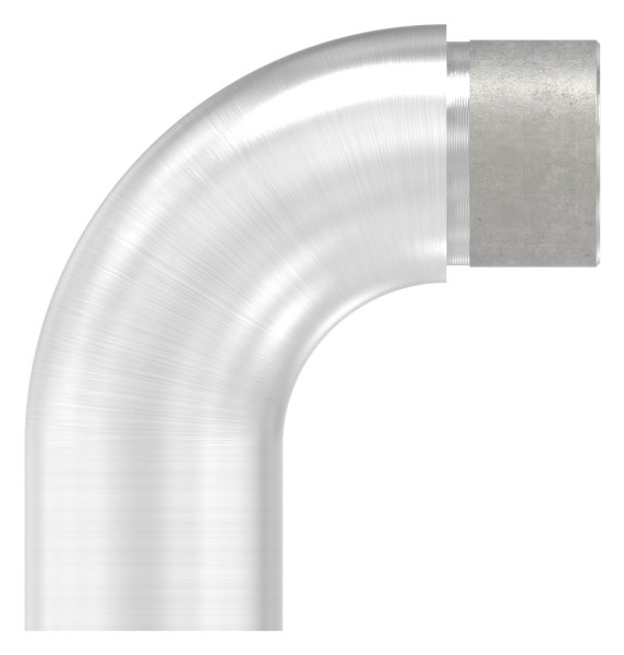 Endbogen V2A fuer Rohr Ø 33-7 x 2-0 mm 90° flach lang-88-1156201-320-L.88
