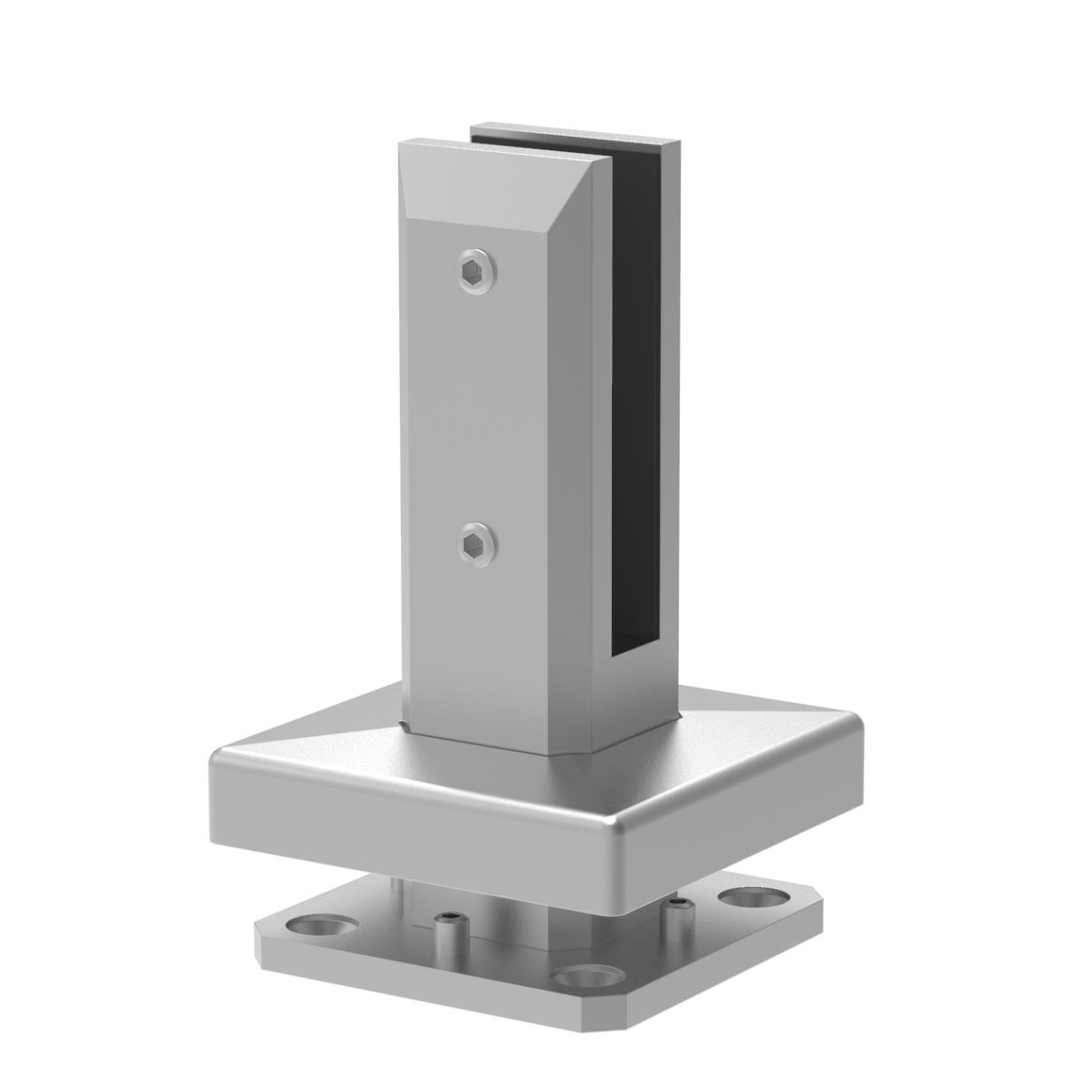 Verstellbarer Zapfen Ankerpfosten fuer Glas 12-17-52mm Edelstahl AISI 316-89-11A146210000-A.4