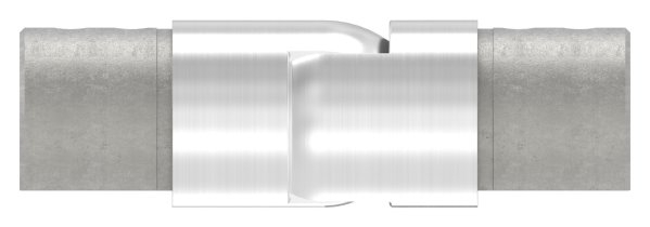 Verbinder flexibel - abwaerts 25-55° - fuer Nutrohr Ø 42-4 mm - V2A-12-2309.4