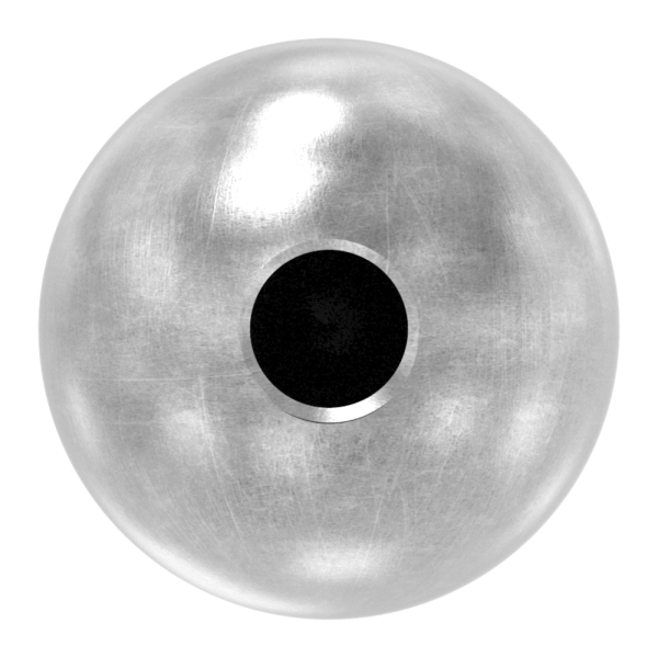 Kugel Ø 25 mm - massiv glatt - mit Gewinde M8 - Stahl S235JR- roh-30-2732.8