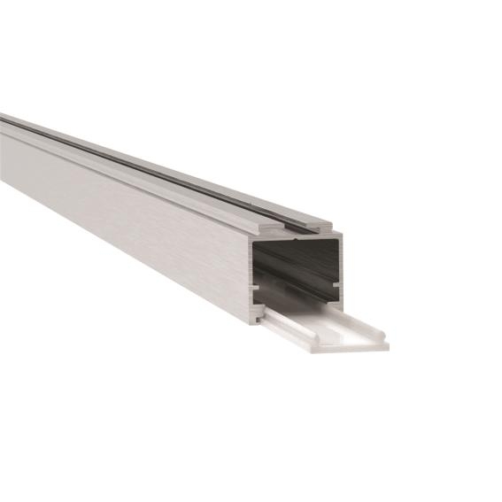Handlaufprofil Aluminium 23 x 24 x 2500 mm fuer LED-Beleuchtung-89.AL23X242500LEDSET