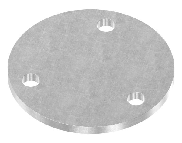 Ankerplatte 100x6 mm 3 Bohrungen -  Stahl roh-30-2869-6.8
