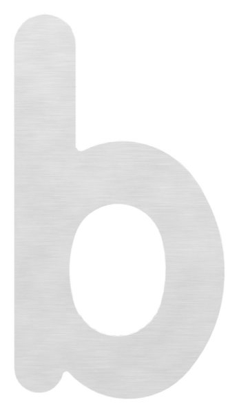 Buchstabe b - klein - Masse- 110 mm x 155 mm - V2A-11-8061.4