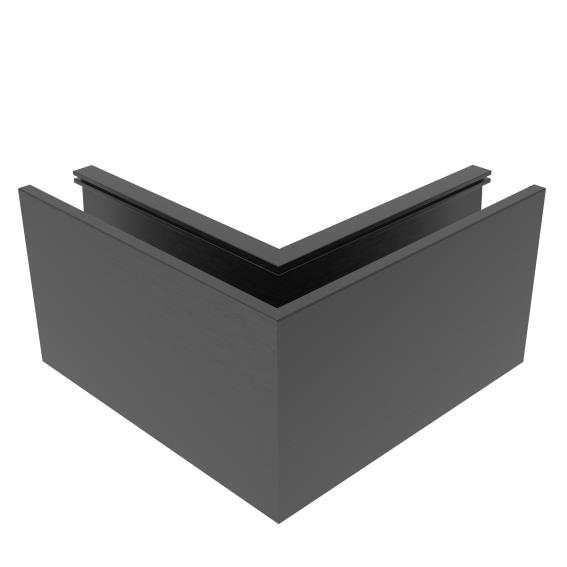 Innenecke Aluminium 90° Glasstaerke 12-21-52 mm Schwarz Eloxal Oberverankerung-89-11AL0004ECOSEB90IN-A.4