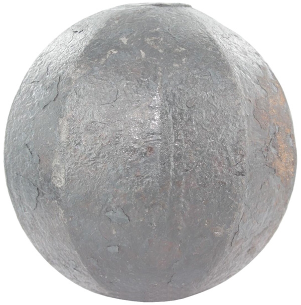 Massivkugel Ø 60 mm - abgehaemmert - Stahl S235JR- roh-30-2728.8
