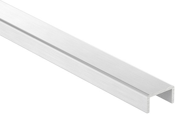 Kantenschutz - Masse- 22x12x2 mm - Laenge- 6000 mm - Aluminium elox- E4-EV1-12-4011.6
