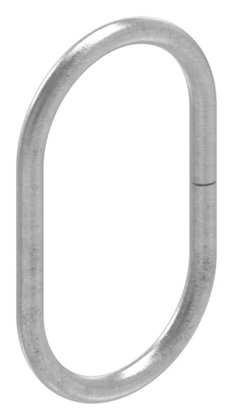 Ring - oval - Material- 12 mm - Aussen-Ø- 180x110 mm - Stahl S235JR- roh-30-1900.8