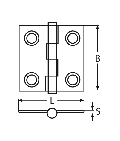 Scharnier Breite- 38 – 50 mm V4A- Verkauf in VPE-66-64-411.8233
