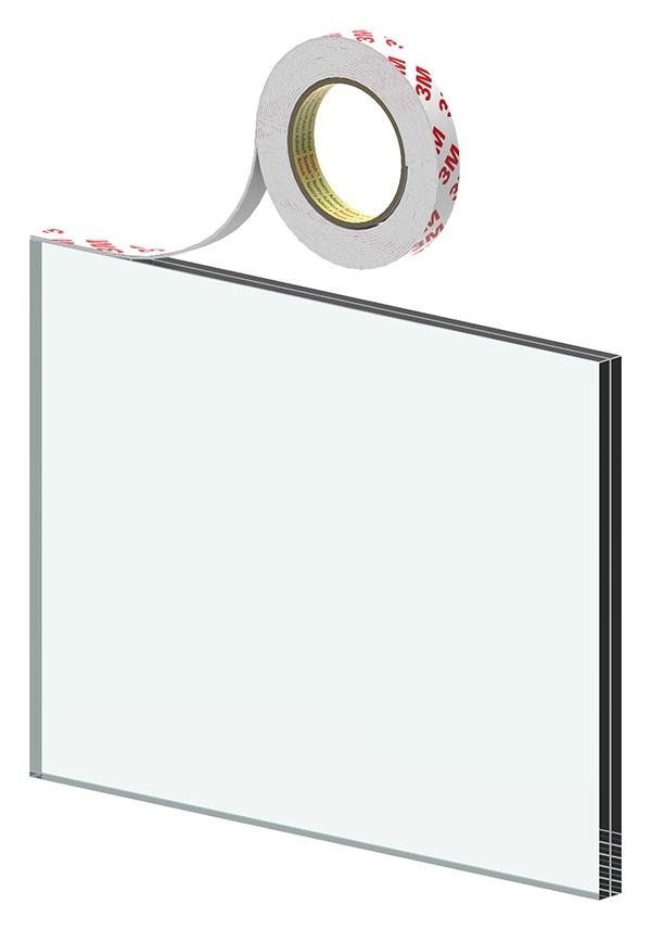 Klebestreifen - fuer Glas 16-76 - 17-52 mm - VHB-Klebeband-11-9020.7