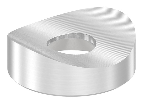 Ausgleichsstueck Ø 20 mm fuer Rundrohr  Ø 42-4 mm mit Senkbohrung 8-5 mm V2A-10-5366.4