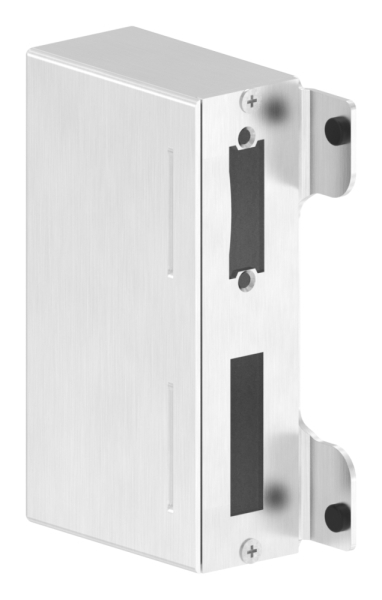 Gegenkasten Edelstahl V2A fuer 50 mm Schlosskasten zum Anschweissen geschliffen-88-1159302-240.50