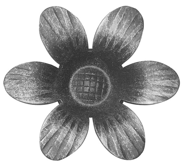 Rosette - Zierteil - Ø 90x2 mm - Stahl -Roh- S235JR-30-2624.8