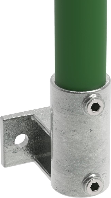 Rohrverbinder - Wandhalter Platte horizontal - 145 - 33-7 mm - 48-3 mm - 1- - 1 1-2- - Feuerverzinkt u. Elektrogalvanisiert-145