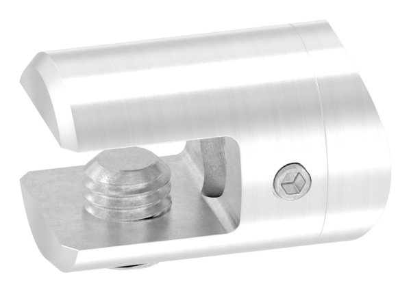 Querstab-Plattenhalter V2A Edelstahl Ø 25 mm – Anschluss 48-3 mm inkl- Schrauben-11-1663.4