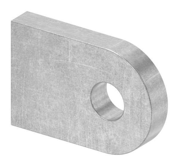 Anschweisslasche Stahl 30x20x5 mm Rundloch 7 mm-30-3555.8
