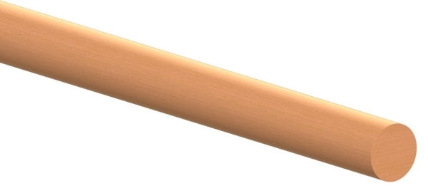 Holzhandlauf Buche- Ø 42 mm Laenge 1000 mm-12-2189.0