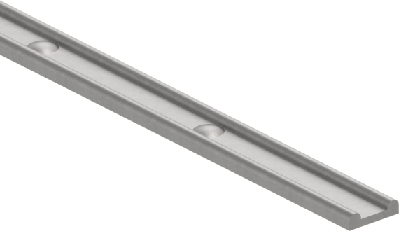 Zier-Hespeneisen 30x8x4 mm Nietenoptik 3000mm Stahl roh-30-1477.8