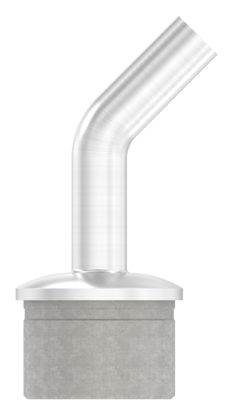 Rohrabschlussstopfen V2A fuer Rohr 42-4x2-0 mm mit Stift 135° M6 Gewinde-88-1160481.240