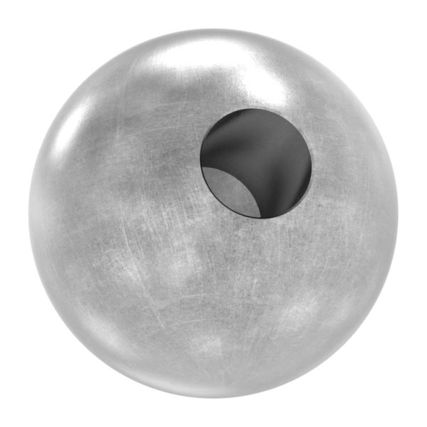 Kugel Ø 40 mm - mit Sackloch 12-3 mm - Stahl S235JR- roh-30-2743.8