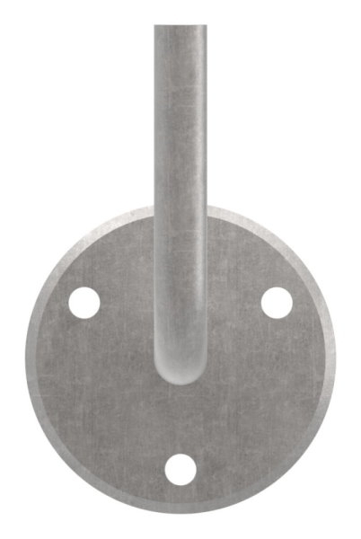 Handlaufhalter - mit Ronde 70x4 mm - zum Anschweissen - Stahl S235JR- roh-30-1400.8