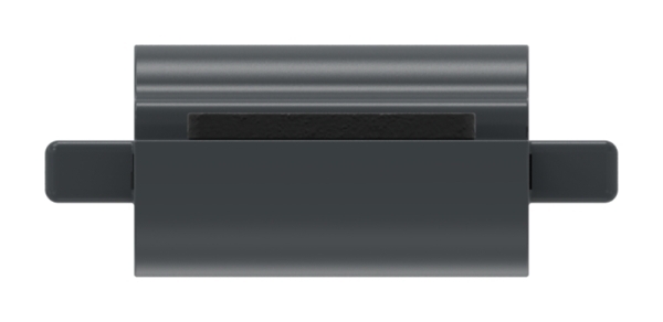 Sicherungsplatte Zinkdruckguss fuer Glasklemme Mod- 14 52x52x32-5mm RAL 7016 matt-88-1114-BODEN-ZN0.7016