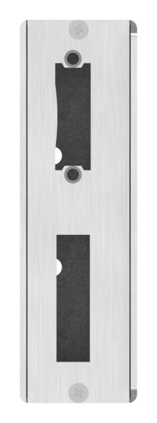 Gegenkasten Edelstahl V2A fuer Abstand 72 mm- 50 mm eckig geschliffen-88-1159112.240