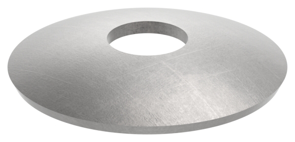 Rosette Stahl Ø 42-4 mm Loch Ø 12-2 mm 3 mm mit Mittelbohrung-88-1154242-ST-L12.3
