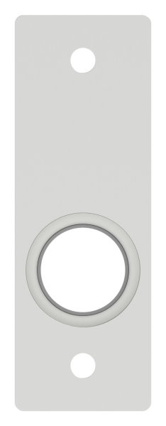 Alu-Kurzschild - Masse- 30x88x10 mm - Form- vierkant - Aluminium EV1-12-3037.6