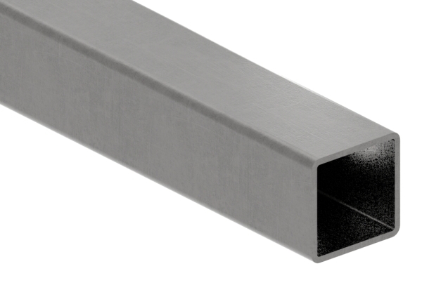 Quadratrohr - Masse- 50x50x3 mm - Laenge- 6000 mm - Stahl S235JR- roh-30-2129.8