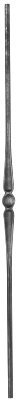Zierstab - Laenge- 1000 mm - Material- Ø14 mm glatt - Stahl S235JR- roh-30-1137.8