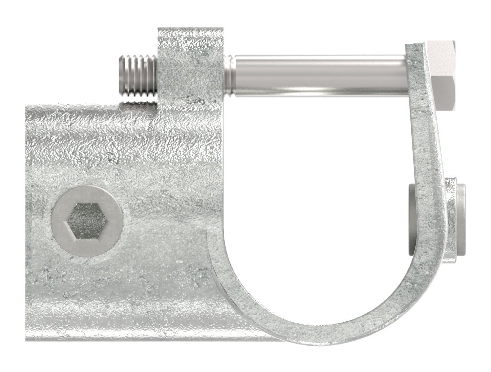 Rohrverbinder T-Stueck offen Ø 60-3 mm -2- - Temperguss verzinkt - 135E60-135E60