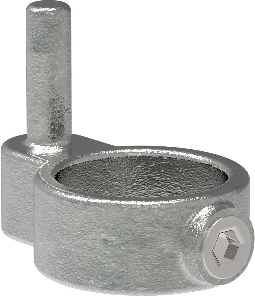 Rohrverbinder Stellringzapfen Ø 33-7 mm -1- - Temperguss verzinkt - 140B34-140B34