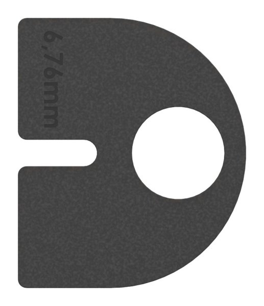 1 Paar Gummis zu Glasklemme 50x40x26 mm AbZ fuer 6-76 mm Glas VSG-10-2107.0ABZ