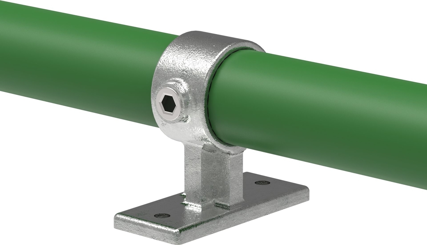 Rohrverbinder - Handlaufhalterung Befestigungsschraube 90° - 143W - 26-9 mm - 48-3 mm - 3-4- - 1 1-2- - Feuerverzinkt u. Elektrogalvanisiert-143W
