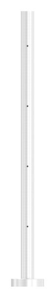 Gelaenderpfosten - fuer 4 Querstabhalter M6 - Laenge- 880 mm - V2A-14-0001.4