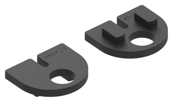 1 Paar Gummis zu Glasklemme 50x40x26 mm AbZ fuer 8-76 mm Glas VSG-10-2109.0