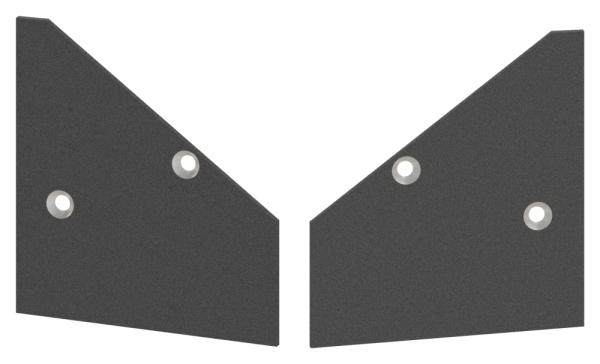 Vordach-Montage-Set pulverbeschichtet DB 703 fuer Glas 21-52 mm L 1805 mm-88-11VDE-GU-1800-21.DB703