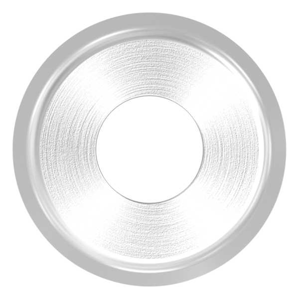 Ausgleichsstueck Edelstahl V2A fuer Rohr Ø 42-4 mm- Ø 18 mm- Bohrung Ø 7 mm-88-1151340-240.42
