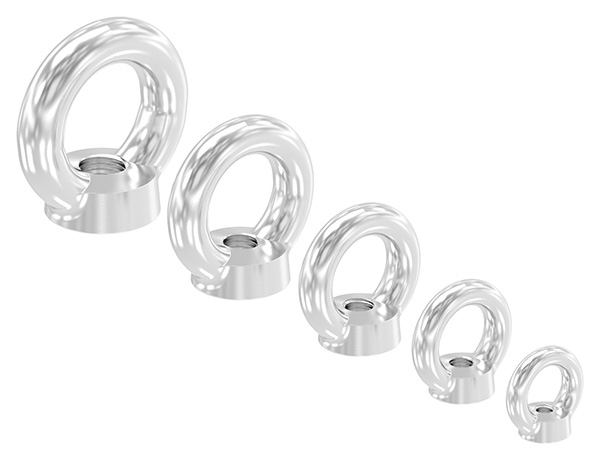 Ringmutter Edelstahl V4A Innengewinde M10 Rundeisen 10 mm DIN 582-88.11100073010