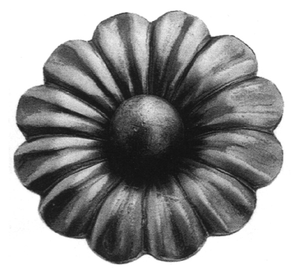 Rosette - Zierteil - Ø 65x3 mm - Stahl -Roh- S235JR-30-2661.8