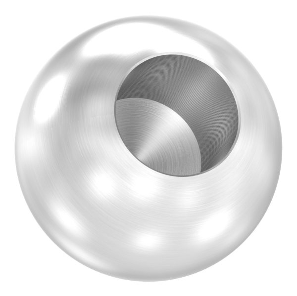 Kugel - Ø 30 mm - mit Sackloch- 14-2 mm - V2A Vollmaterial-11-4027.4