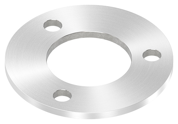 Ankerplatte Masse- 120x6 mm Rundschliff und Mittelbohrung V2A-11-2269R.4
