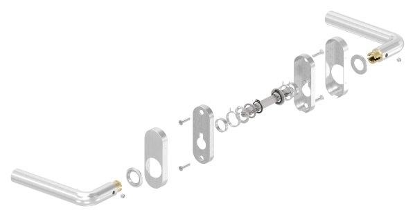 Tuerdruecker-Paar Edelstahl V2A fuer Kastendicke 30-60mm inkl- 8mm Stift-11-3526.4