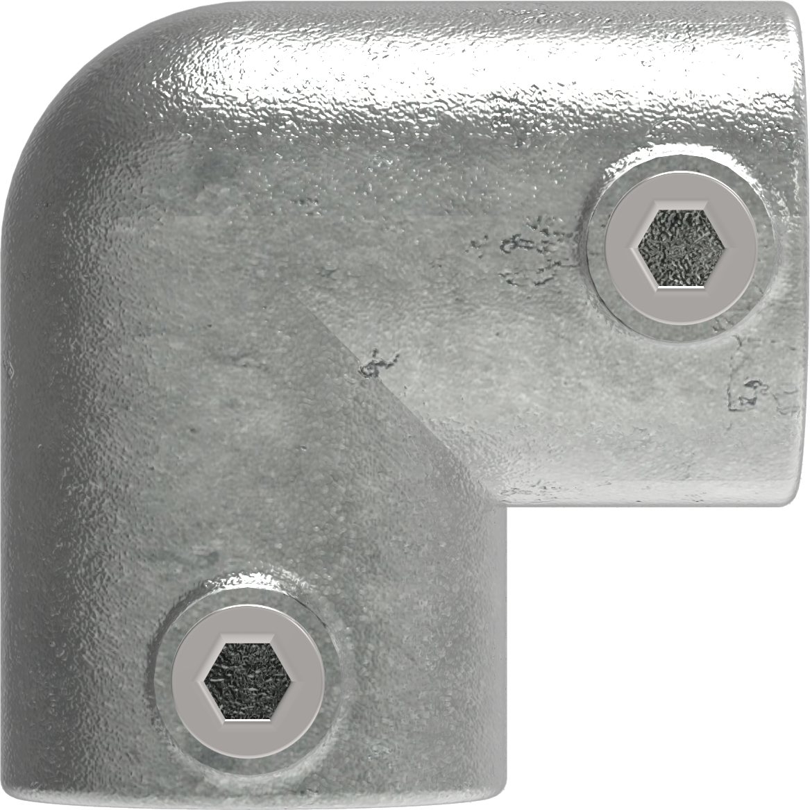 Rohrverbinder Bogen 90° Ø 26-9 mm -3-4- - Temperguss verzinkt - 125A27-125A27