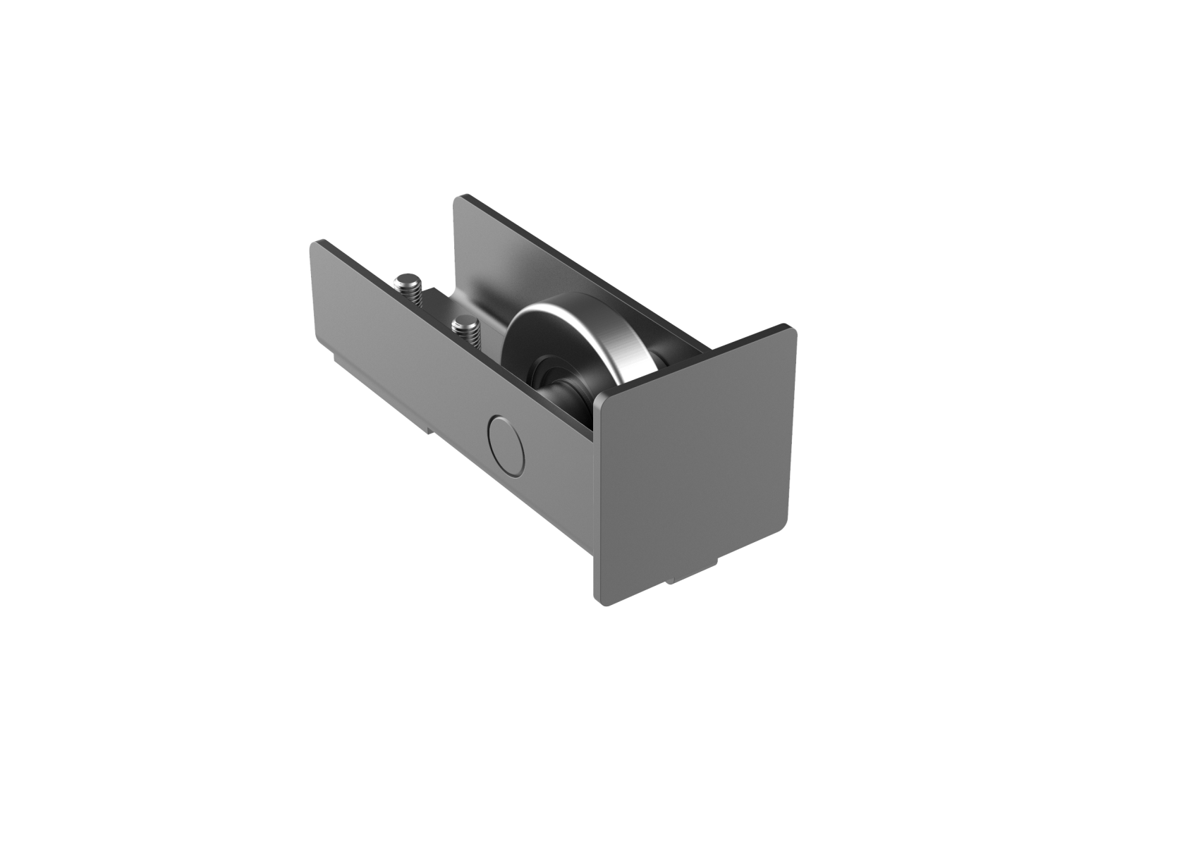 Fuehrungsrolle Stahl verzinkt fuer Profil 70x70 mm RAL 7016 Anthrazit-89-11H14N70X70R7016-A.4