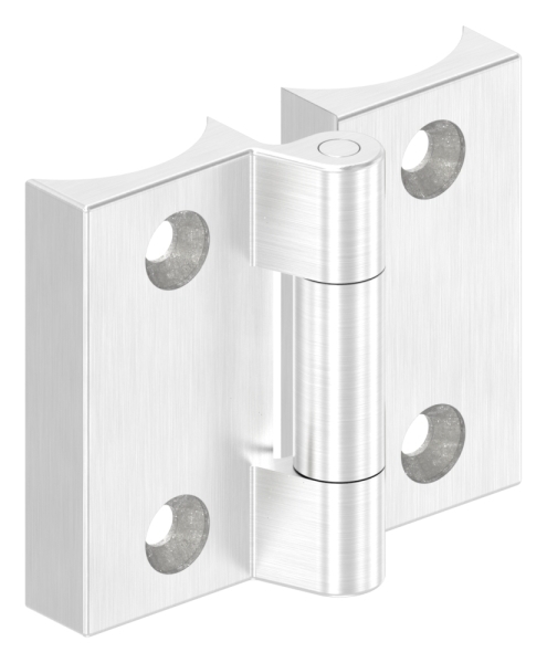 Anschraubscharnier Edelstahl V4A fuer Rohr Ø 42-4 mm zum Anschrauben-88-1156520-V4A.42