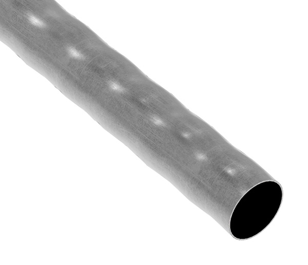 Rundrohr spindelfoermig geschmiedet  42-4x3-0 mm Laenge- 3000 mm Stahl -Roh-30-1524.8
